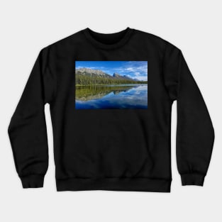 Endless Ridge Chain mountain range Jasper National Park Crewneck Sweatshirt